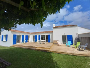 Maison rénovée proche plage, terrasse privée, 4 chambres, 8 couchages, parking, WiFi - FR-1-224B-231